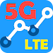 4G LTE, 5G network speed meter APK