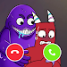 Grimace Fake Call Prank icon