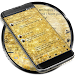 SMS Messages GlitterGold Glass APK