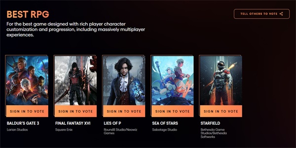 Danh sách đề cử toàn bộ The Game Awards 2023, Baldur's Gate 3 và Alan Wake 2 dẫn đầu với thành tích xuất sắc