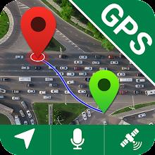 GPS Navigation Map Route Find icon