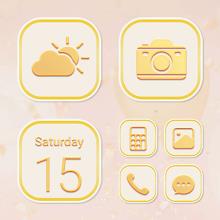 Wow Champagne Kisses Theme icon