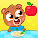 Kindergarten: baby care icon