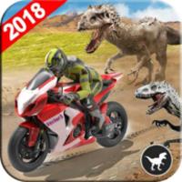 Offroad Dino Escape Heavy Bike Racing Game - Android Gameplay