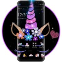 Night Star Unicorn Sparkling Themeicon