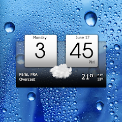 Digital Clock &amp; World Weather icon