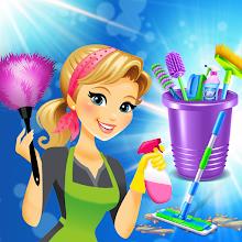 Messy House Cleaning Game icon