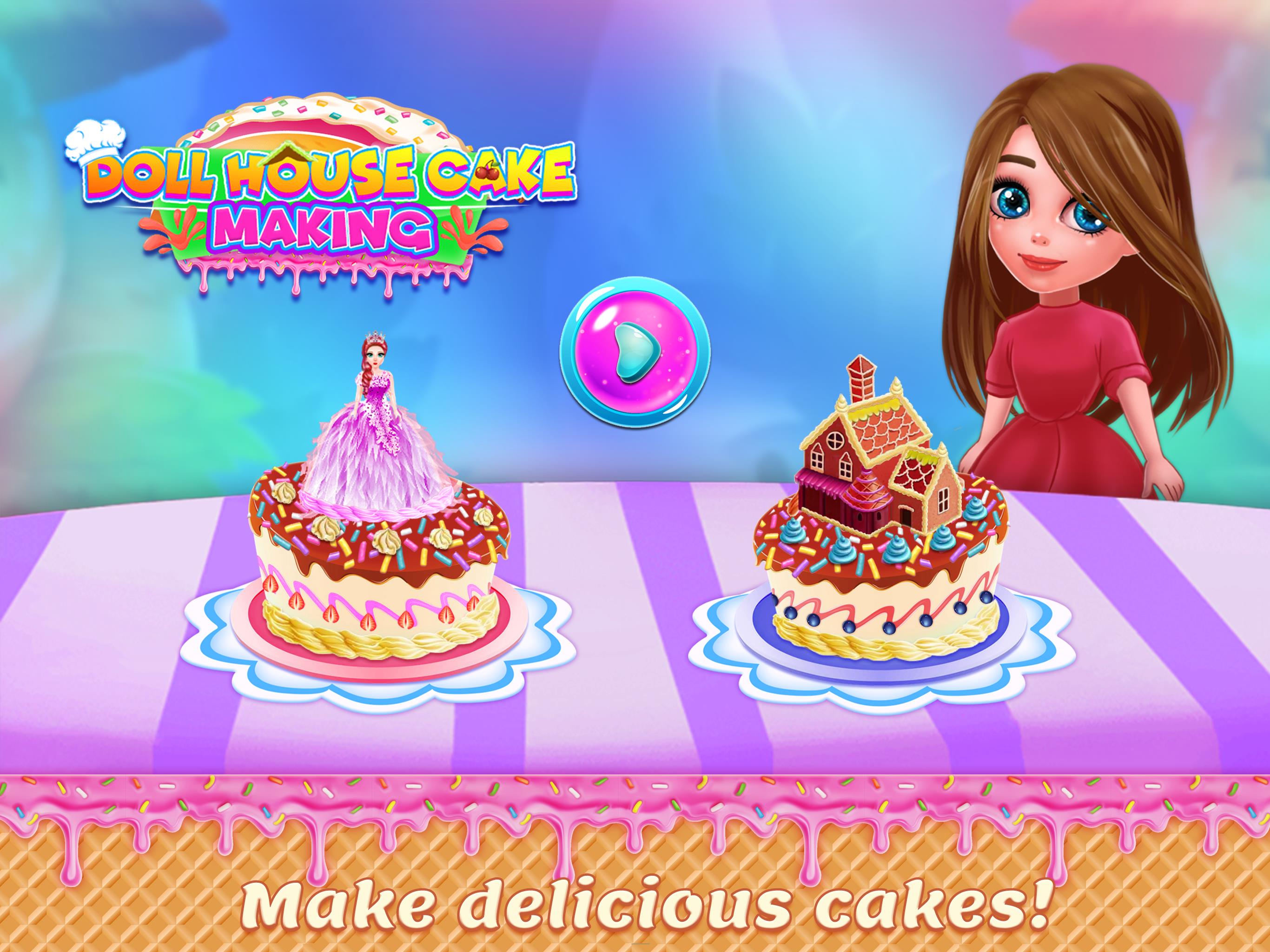Play Icing On Doll Cake Creative Bakery | Free Online Games. KidzSearch.com