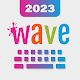 Wave Animated Keyboard + Emoji icon