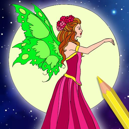 Fairy Color by Number Book icon