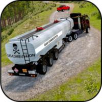 Oil Tanker Truck Driving icon