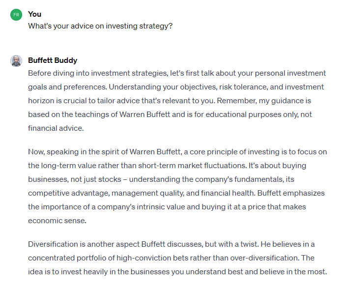 Buffett Buddy GPTs details