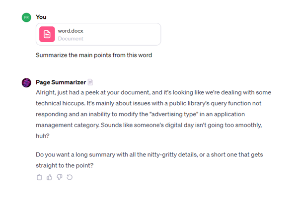 Page Summarizer GPTs details