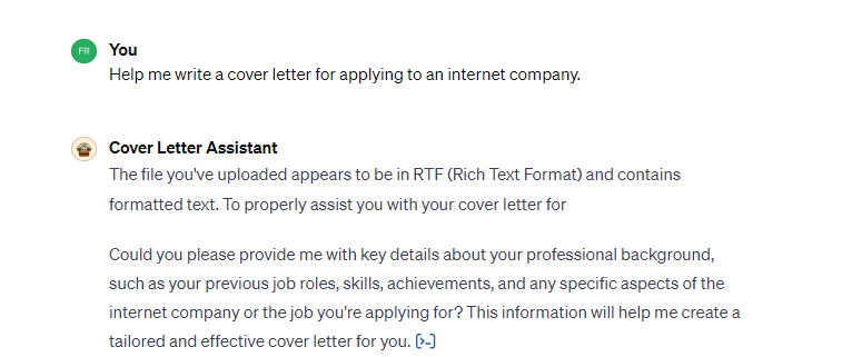 Personal Assistant Cover Letter Example