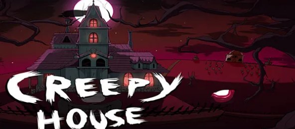 Creepy house icon