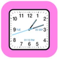 Analog Clock Square Cloassicicon