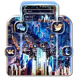 City Night Launcher Theme icon