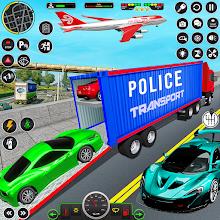 US Police Game Transport Truck icon