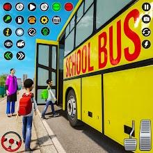 School Bus Driving Games 3Dicon