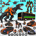 Dino Robot: Car Transform Game icon