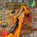 Snow Excavator Construction 3Dicon