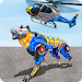 Wolf Robot Transform Helicopter Police Games APK