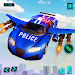 Flying Police Robot Car Transform Robot Shootingicon