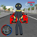 Panther Stickman Rope Hero Gangastar Crime Battle icon