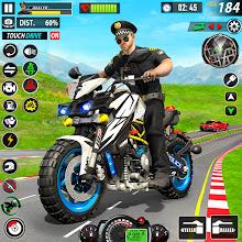 Police Motor Bike Crime Chase icon