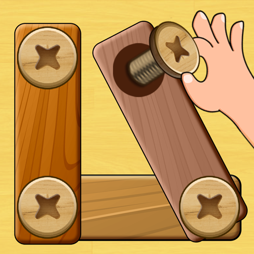 Wood Nuts And Bolts Puzzle icon