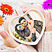 Coffee cup photo frames editor icon