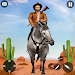 West Cow Boy Gunfighter Shoooting Strikeicon