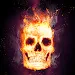 Fire Skulls Live Wallpaper icon