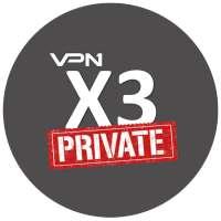 X3 VPN Pro - Fast , Secure & Unlimited VPN icon