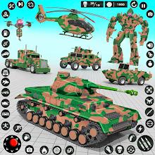 Army Tank Robot Car Games:icon