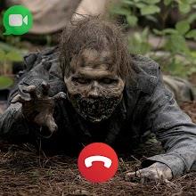 zombie horor fake video call icon