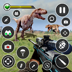 Dino Hunter Sniper 3d: Dinosaur Free FPS Shootingicon