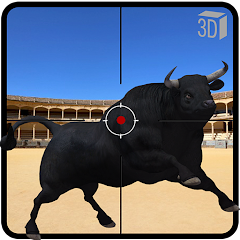 Angry Bull Attack Shootingicon