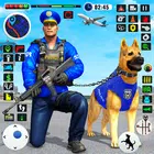 US Police Dog Games : Airport Crime Police Games icon