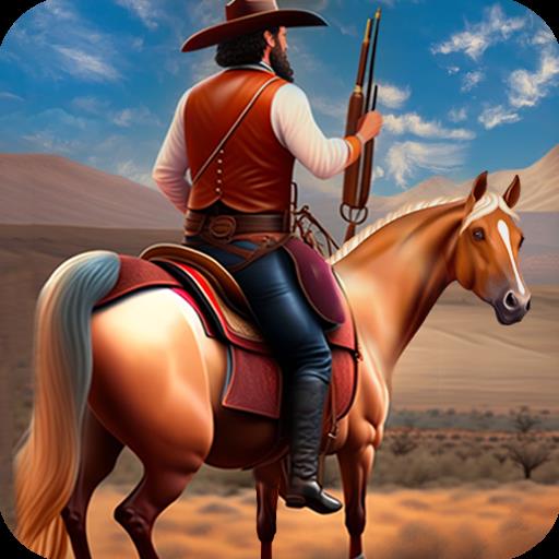 Western Cowboy Gun Shooting Fighter Open World icon