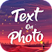 Text on Photo - Text to Photo icon