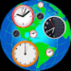 World Time Zone Clock Time now icon