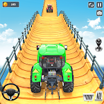 Mega Ramp Tractor Stunt Game icon