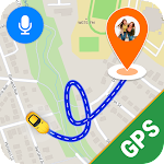 GPS Earth Map Voice Navigation icon