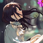 Sad Girl Anime Wallpaper icon