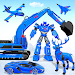 Snow Excavator Robot Car Games APK