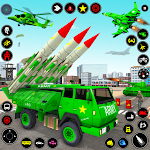 Army Truck Robot Car Game 3dicon