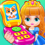 Princess toy phone call game icon