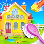 Home cleaning game for girls APK