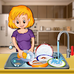 Kitchen Cleaning House Games APK